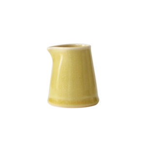 Broom Yellow Ceramic Creamer