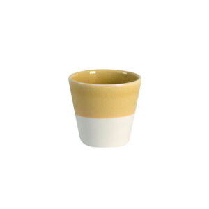 Broom Yellow Stoneware Tumbler