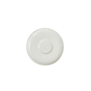 Contemporary Saucer in Quartz White